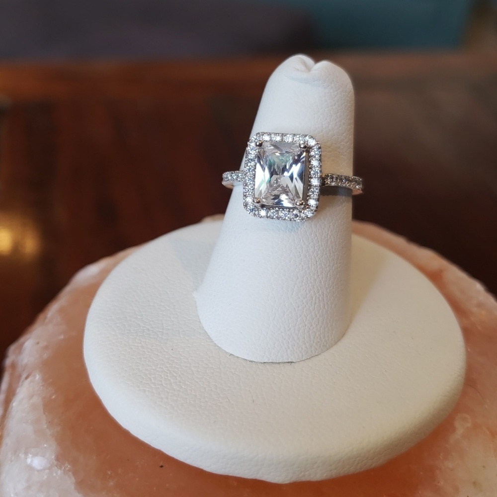 BOGO Beautiful CZ & Sterling Silver Ring